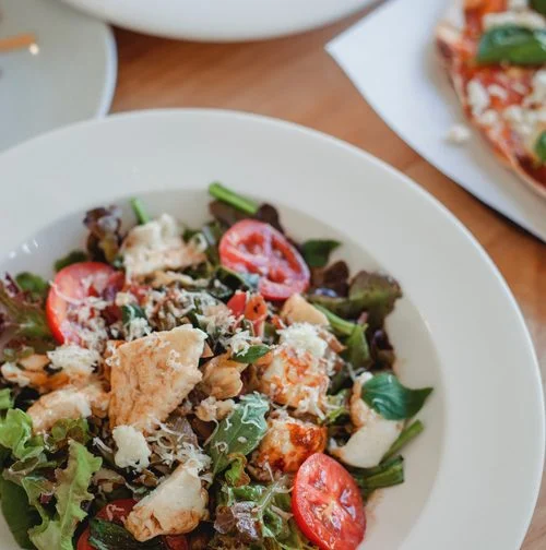 Salade met tomaat en feta