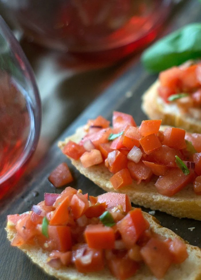 Bruschetta met tomaat