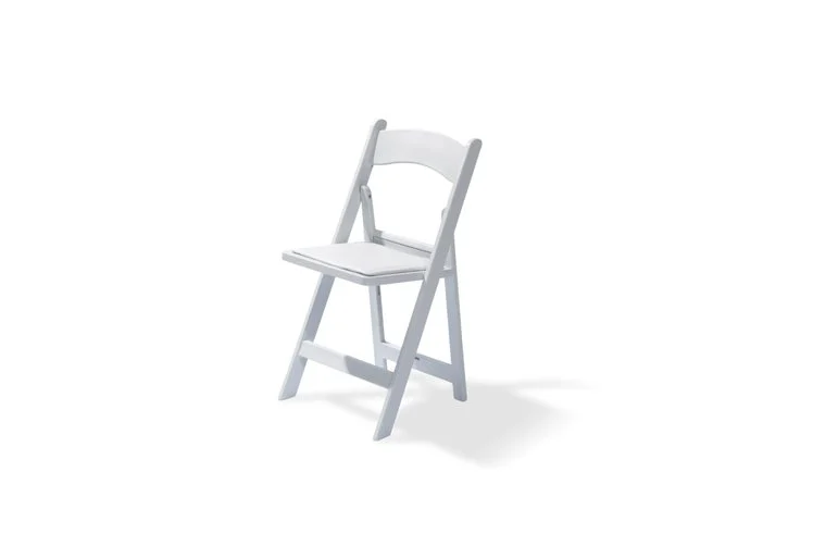 Witte bruiloftsstoel